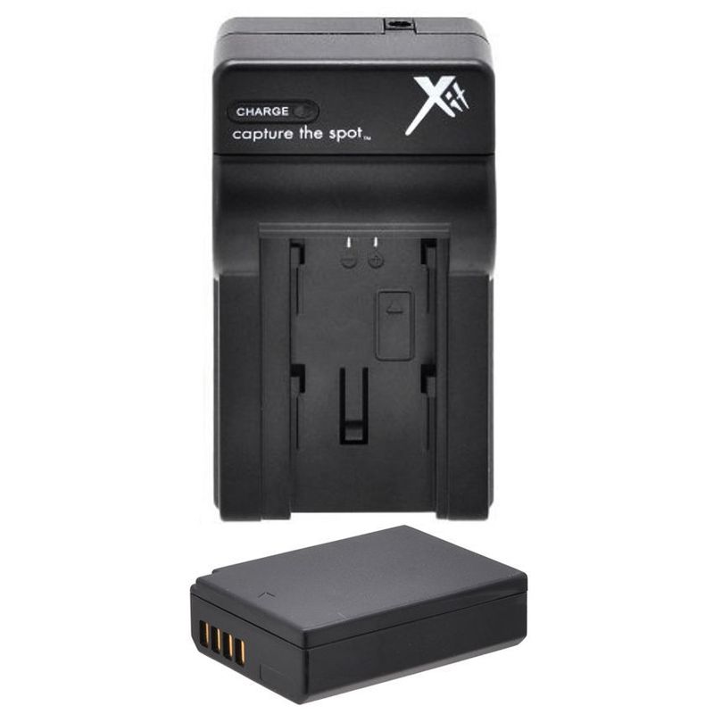 XIT PHOTO - Cargador y batería lp-e10 para cámaras canon t3 t5 t6 1100d 1200d