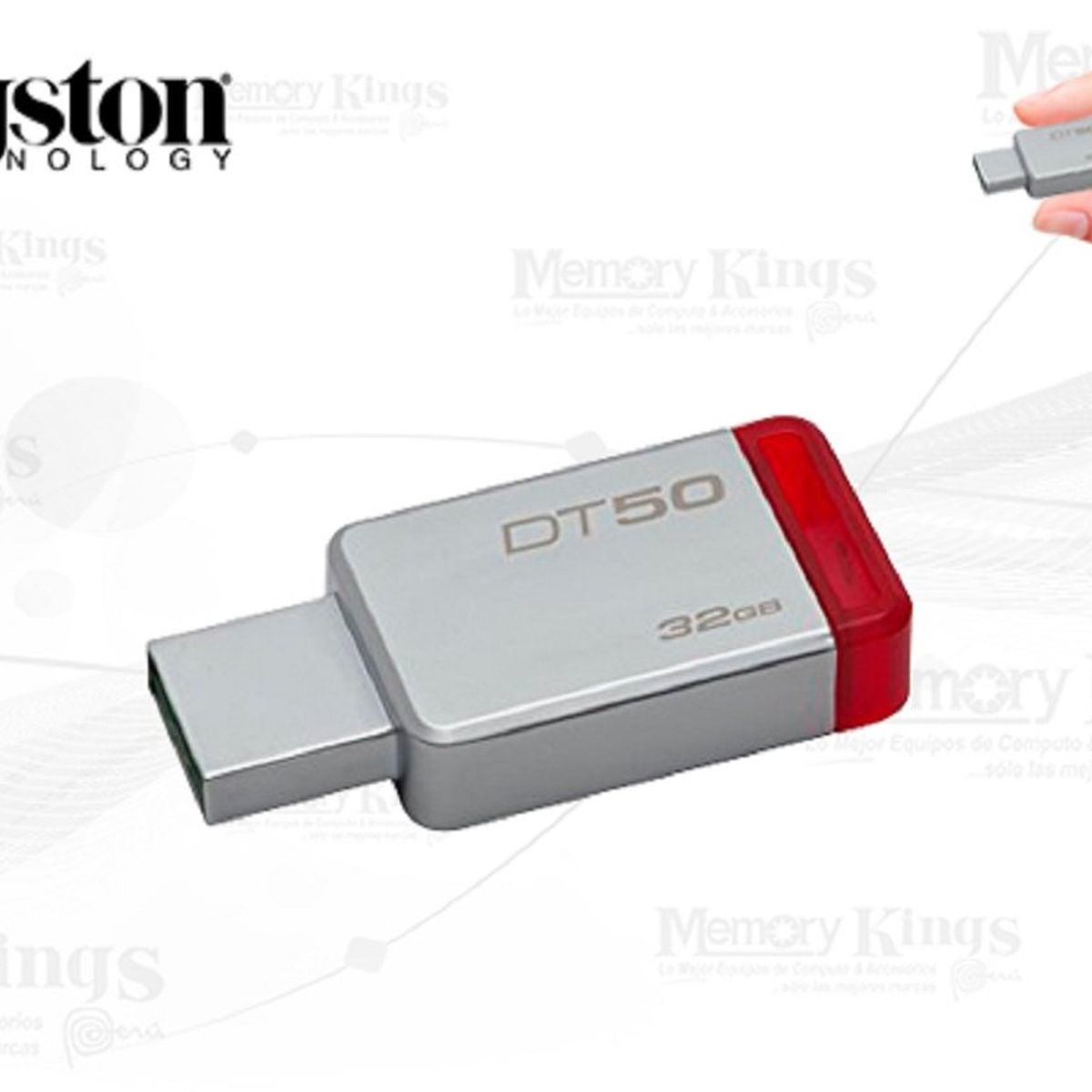 KINGSTON - Memoria usb metálica data traveler 32gb kingston