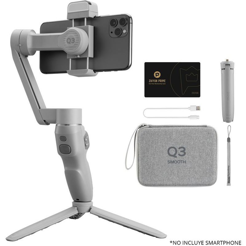 ZHIYUN - Smooth q3 combo estabilizador para celular gimbal zhiyun
