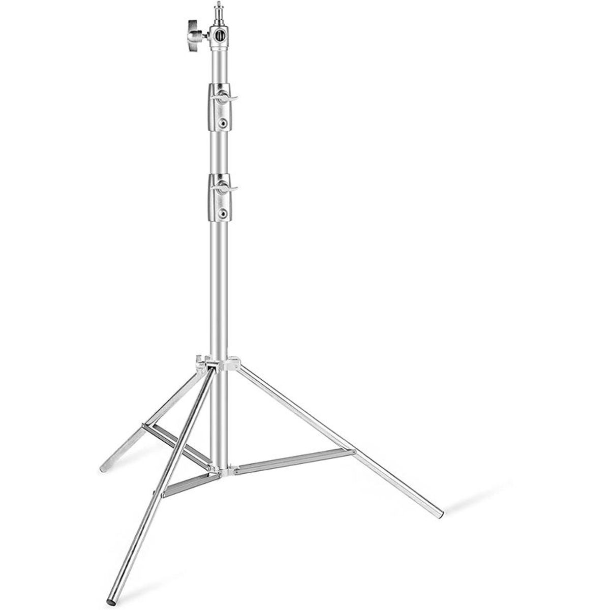 GENERICO - Tripode Profesional de Luz 280cm Cromado para Iluminacion Studio Softbox Flash Sombrilla