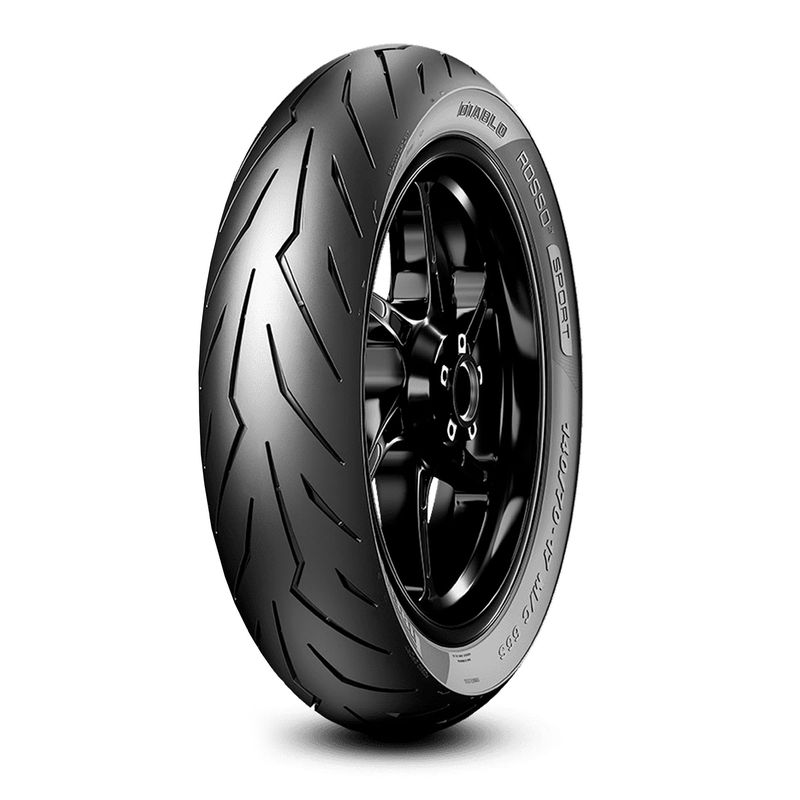 PIRELLI - Llanta  Moto  100/80-17 Diablo Rosso Sport F Tl 52s Pirelli