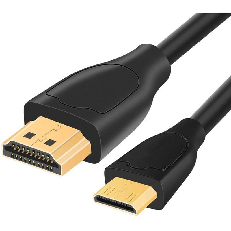 GENERICO - Cable mini hdmi a hdmi macho a macho camara proyector tablet