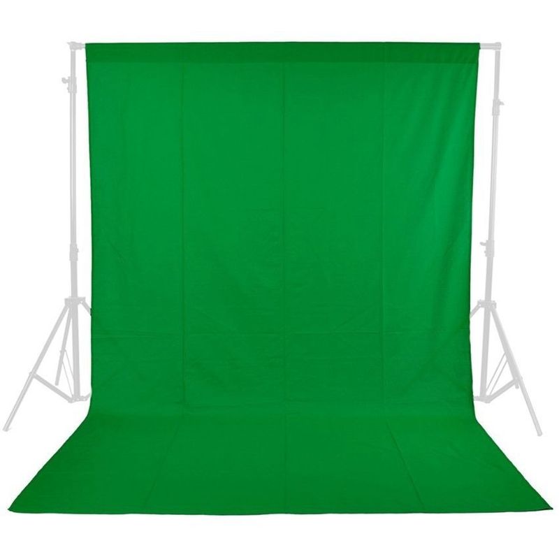 GENERICO - Telón verde para fondo de estudio fotográfico video 1.8m x 2.8 m