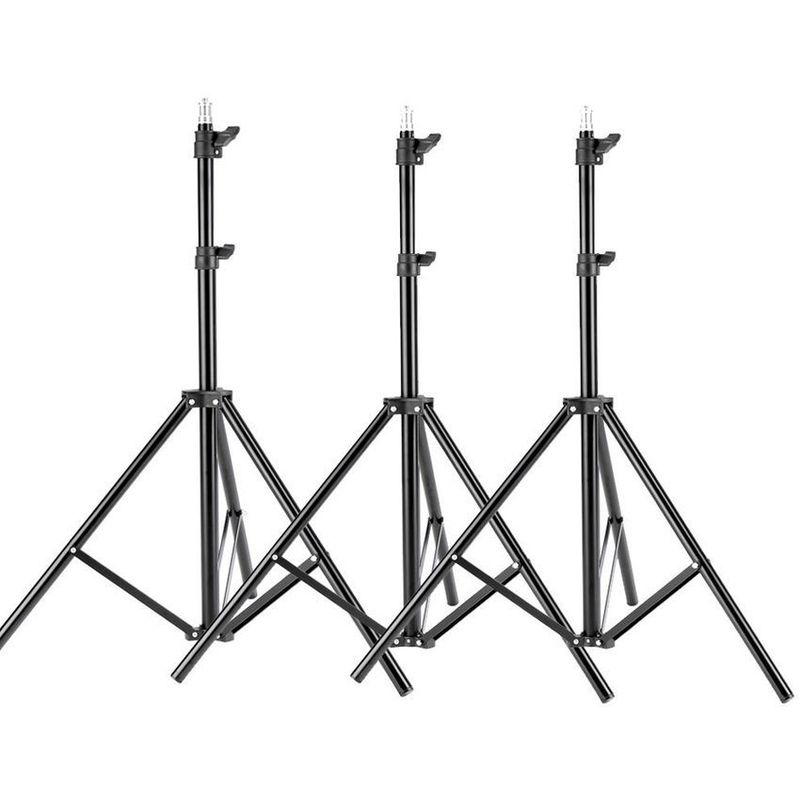 NEEWER - Kit 3 trípodes de luz 2m para estudio fotografía video