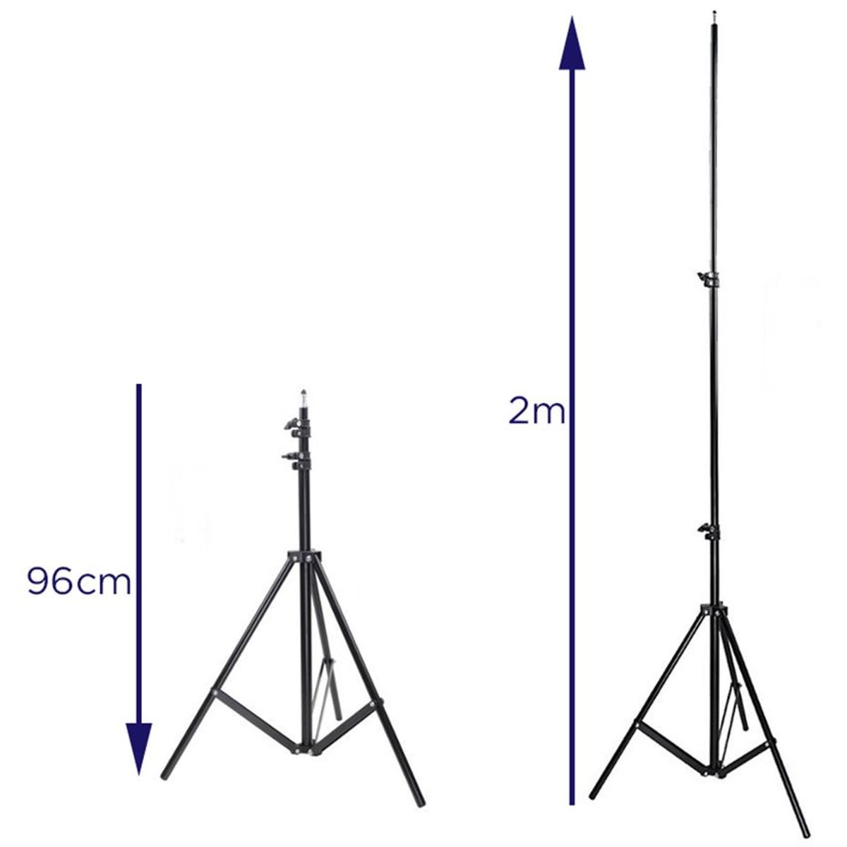 NEEWER - Tripode de luz 2mt para softbox flash sombrilla foto y video
