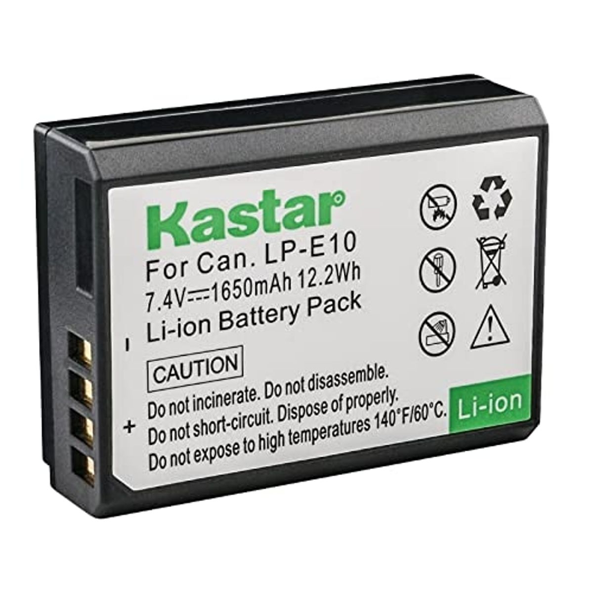 LUMEN - Batería Recargable Kastar LP-E10 Compatible Canon T7 T6 T100 Ideal para Fotografía y Video