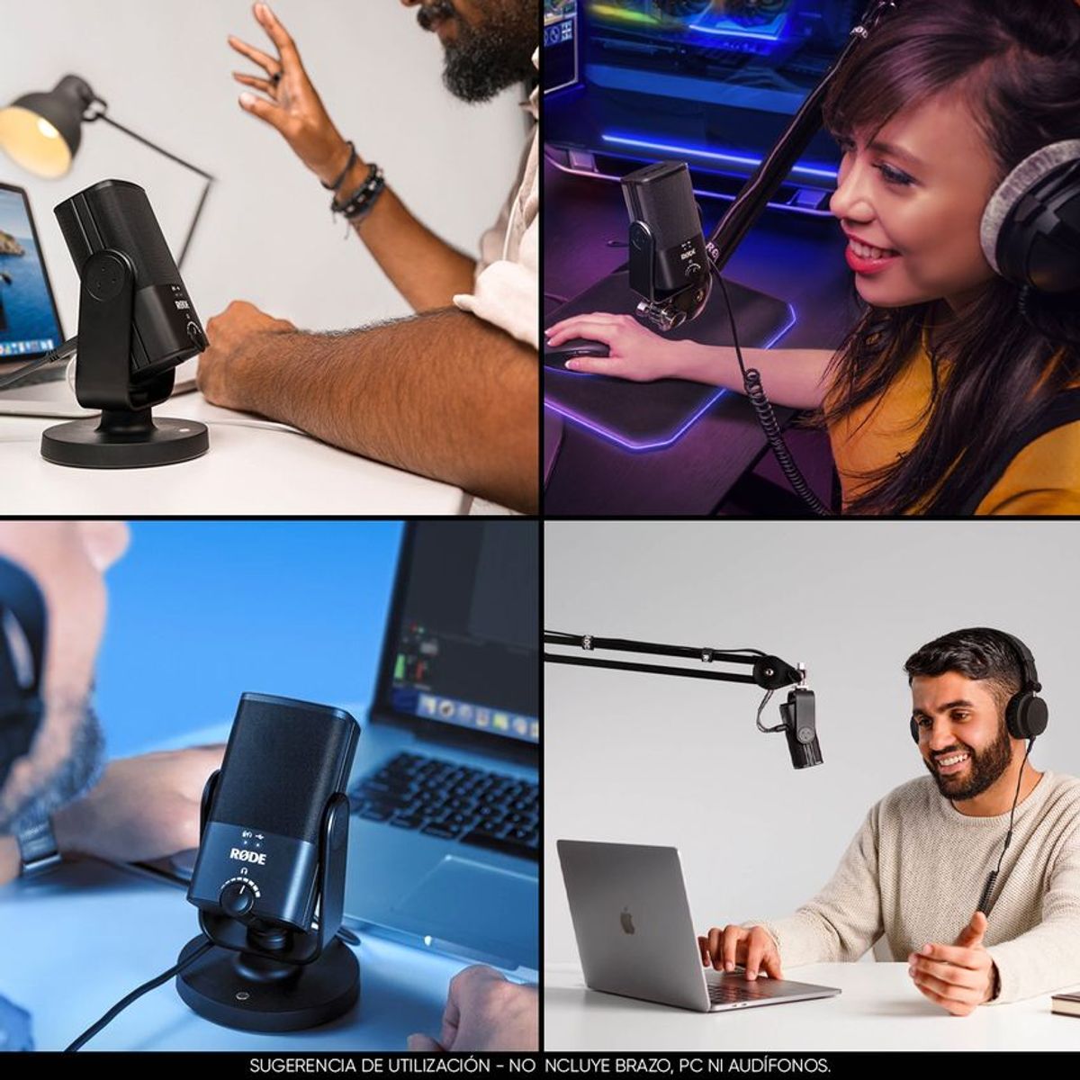 RODE - Rode Nt-Usb Mini Micrófono Usb Podcast Estudio Profesional