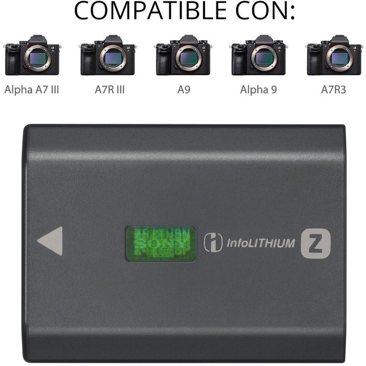SONY - Bateria sony orignal np-fz100 lithium-ion recargable 2280mah