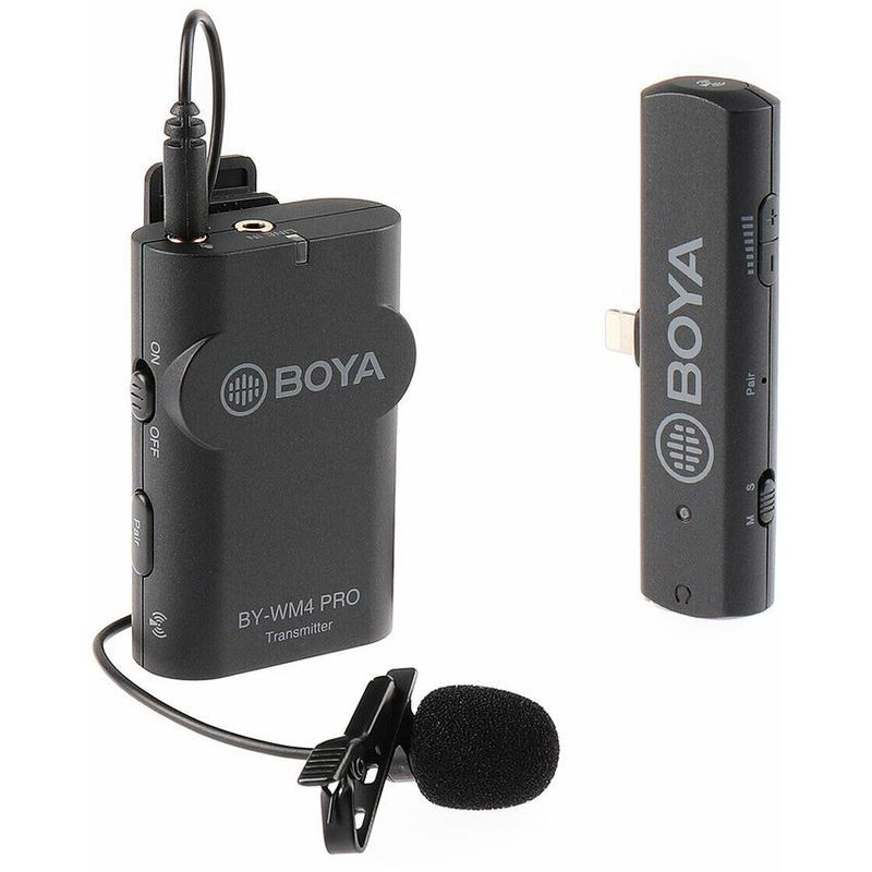 BOYA - Para ios microfono de solapa boya wm4 pro-k3 inalambrico para celular