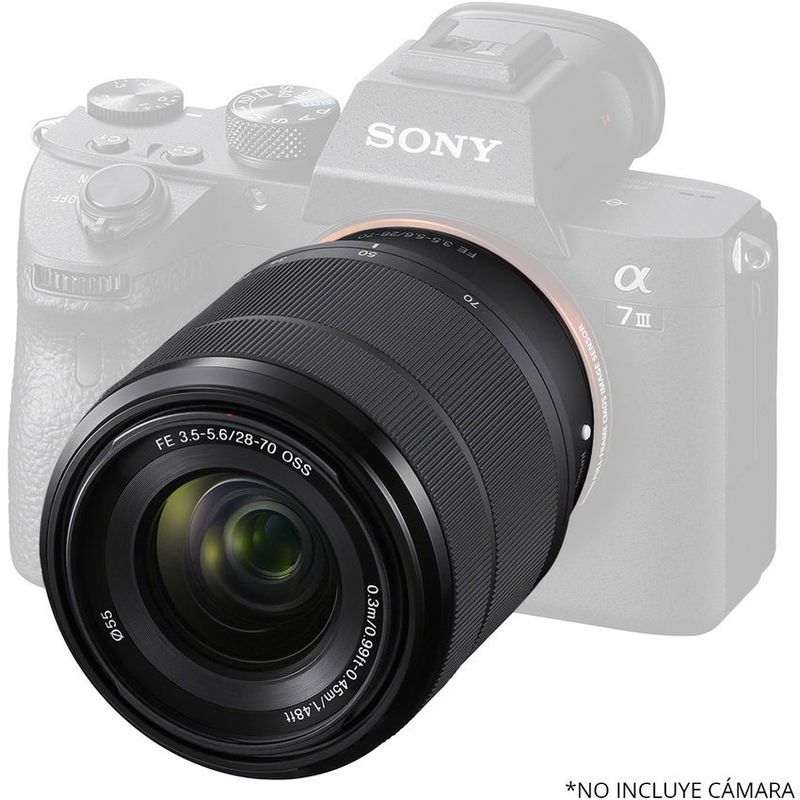 SONY - Lente sony fe 28-70mm f3.5-5.6 oss montura e para sony alpha