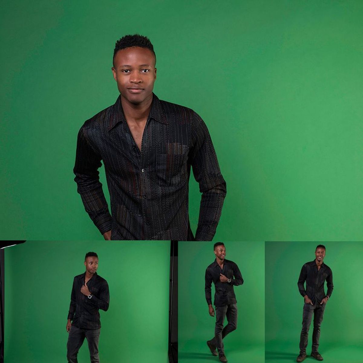 GENERICO - Fondo de papel verde stinger chroma sinfin rollo 10m x 270cm para estudio