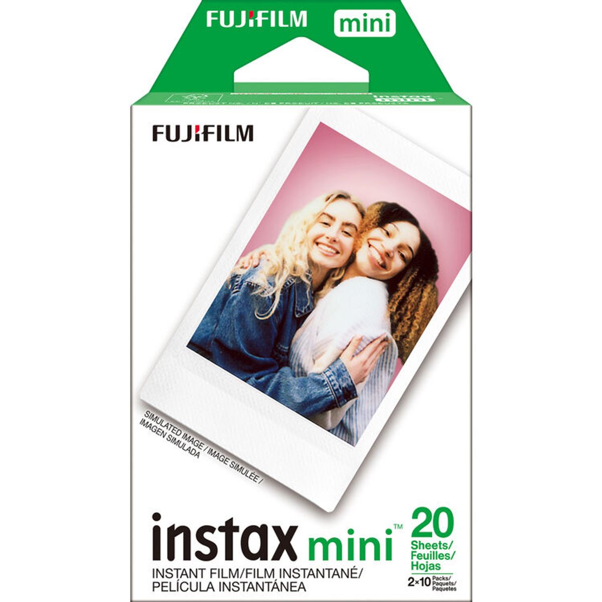 FUJIFILM - Películas para fujifilm instax mini instantánea  - 20 unidades de papel fotografía