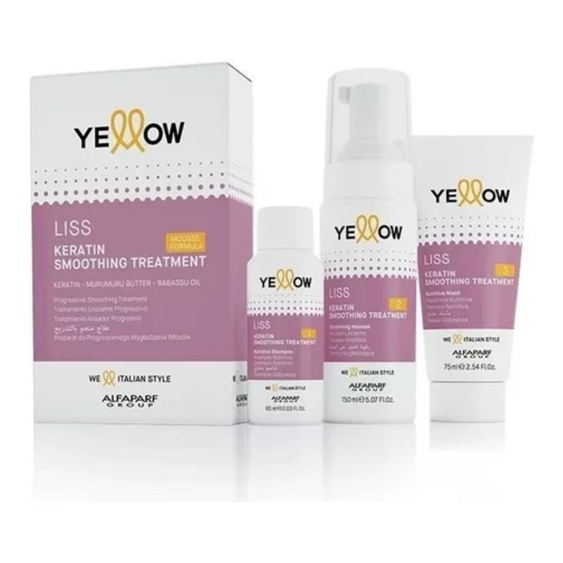 ALFAPARF MILANO - Keratina Yellow Alfaparf Liss Kit Personal 150ml
