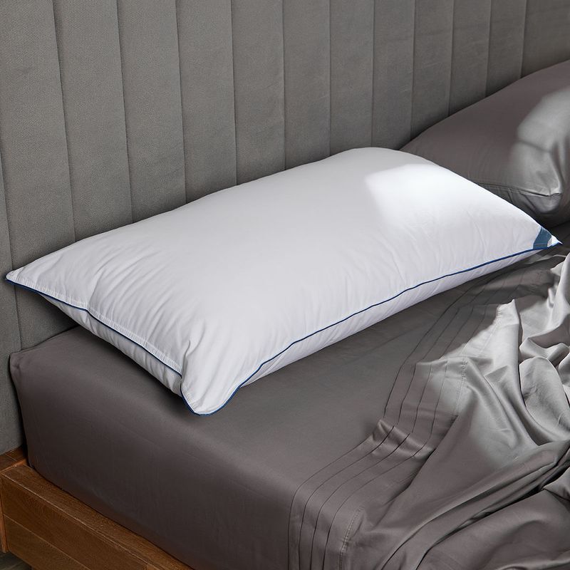 DISTRIHOGAR - Almohada Hotel Experience Soporte Medio Algodón 50 x 90 cm.