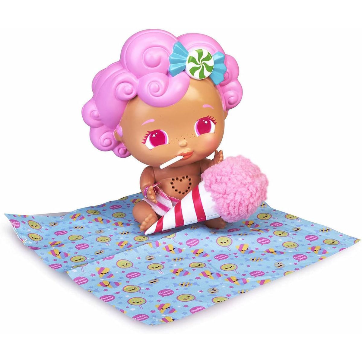 THE BELLIES - The Bellies Bellyville Muñeca Bebe Interactiva Shusha Sweet