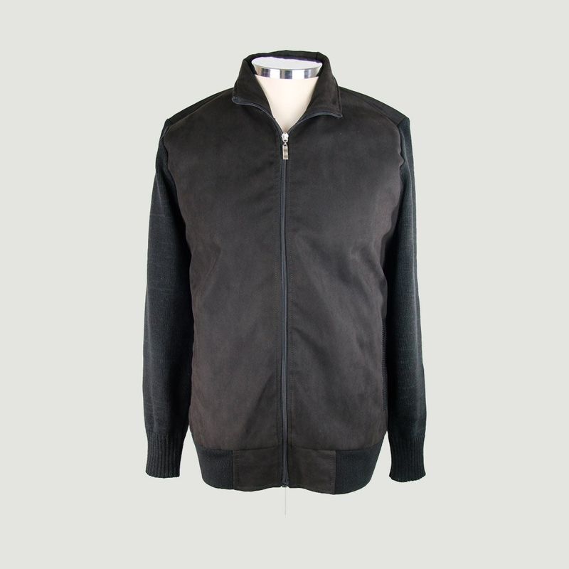 L Y H - Chaqueta Para Hombre Negro Marca L&H