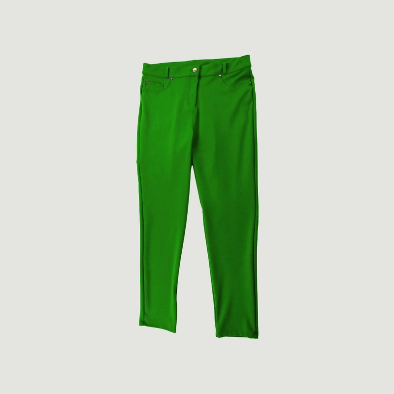 L Y H - Pantalon Para Mujer Verde Marca L&H