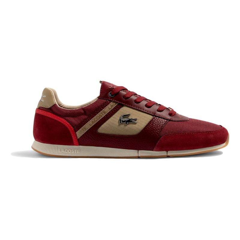 LACOSTE - Zapatilla Hombre Lacoste Menerva 46CMA0010 Vinotinto