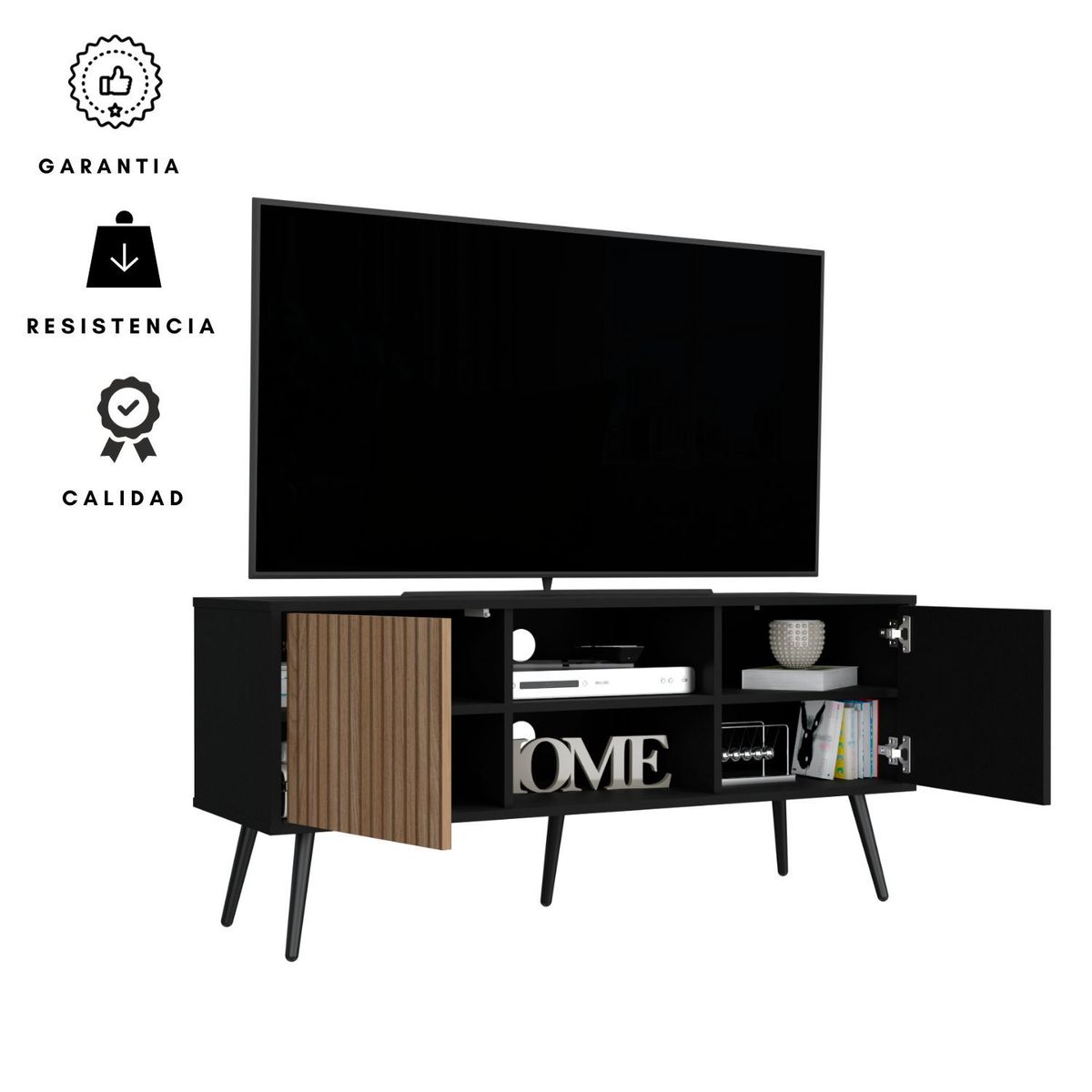 EKONOMODO COLOMBIA - Rack para tv 55 ness wengue lenno