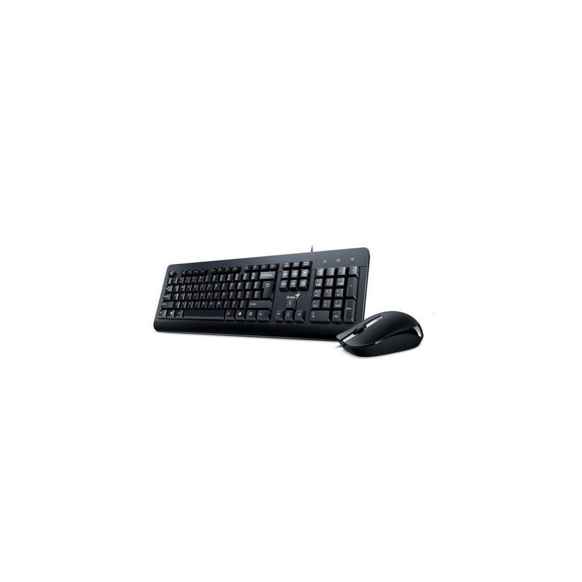 GENIUS - Combo  teclado + mouse Genius Alambrico Genius KM-160 Negro