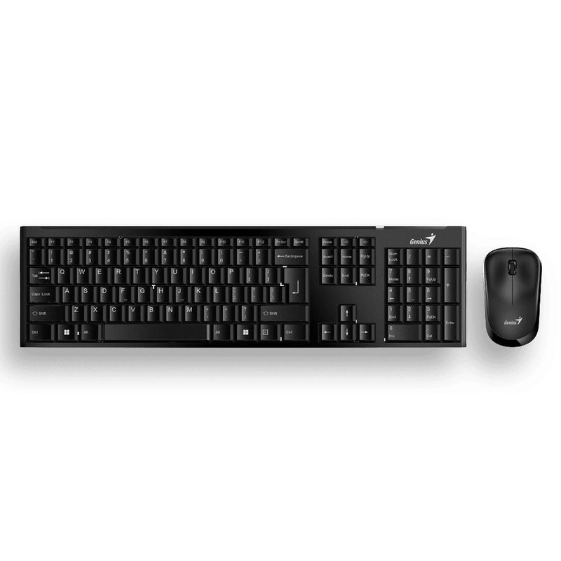 GENIUS - Combo teclado mouse Genius inalambrico Genius SlimStar 8000SE