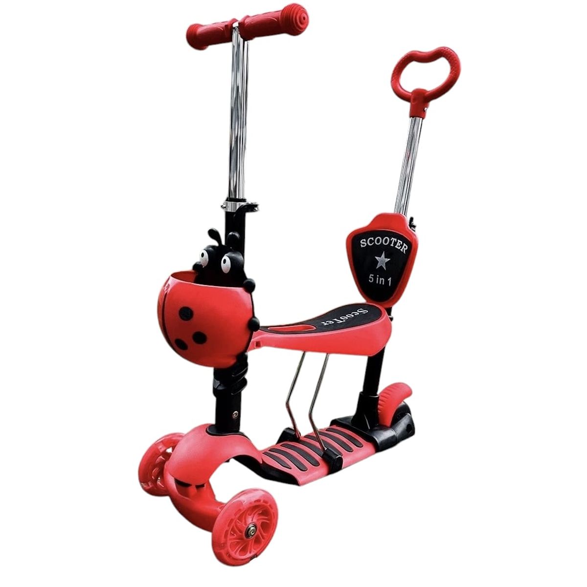 GENERICO - Patineta 5 En 1 Ajustable Niños Y Niñas Scooter.