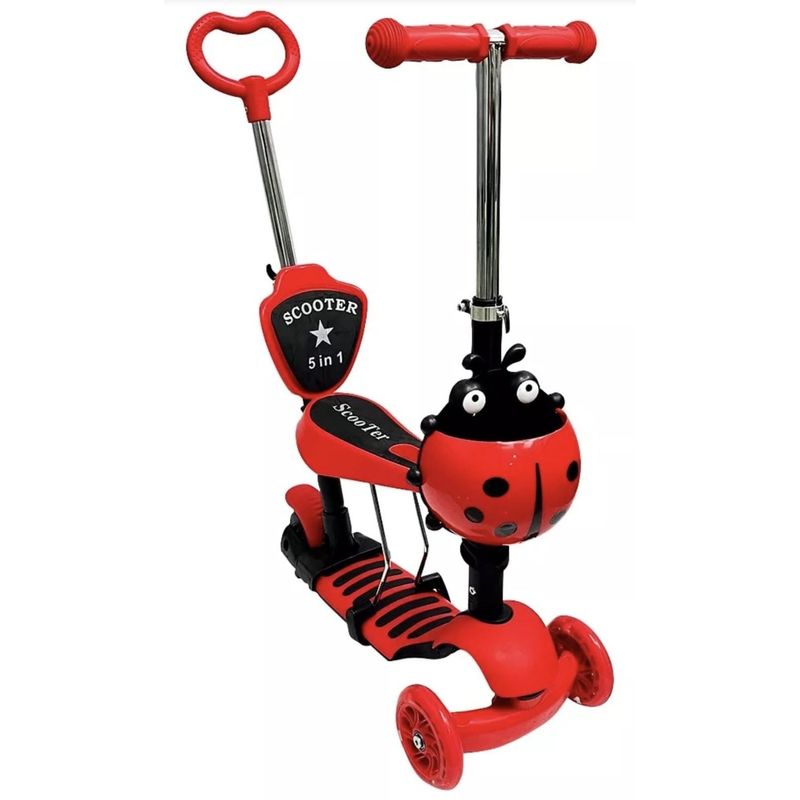 GENERICO - Patineta 5 En 1 Ajustable Niños Y Niñas Scooter.