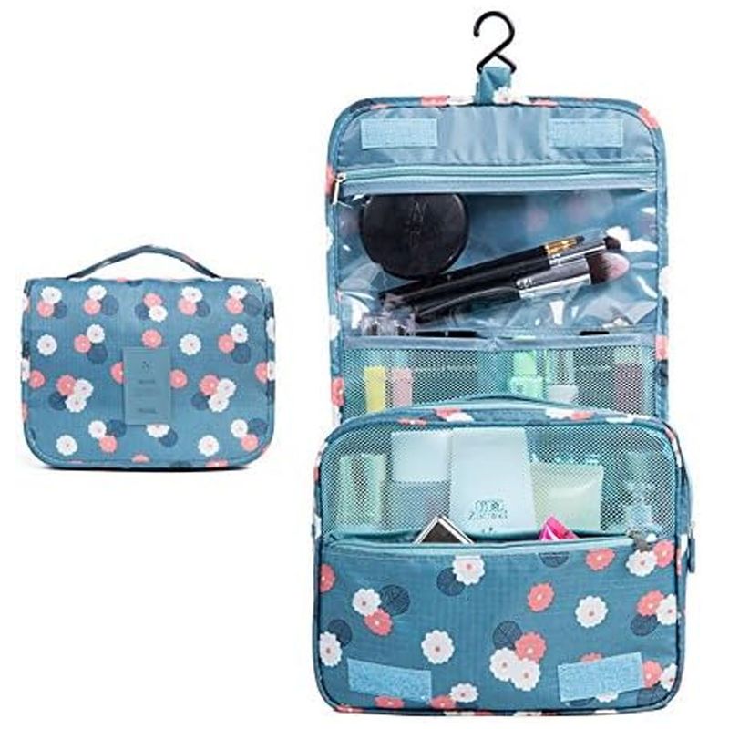 ONE PIXEL - Bolsa De Viaje Para Colgar En El Baño Impermeable Azul