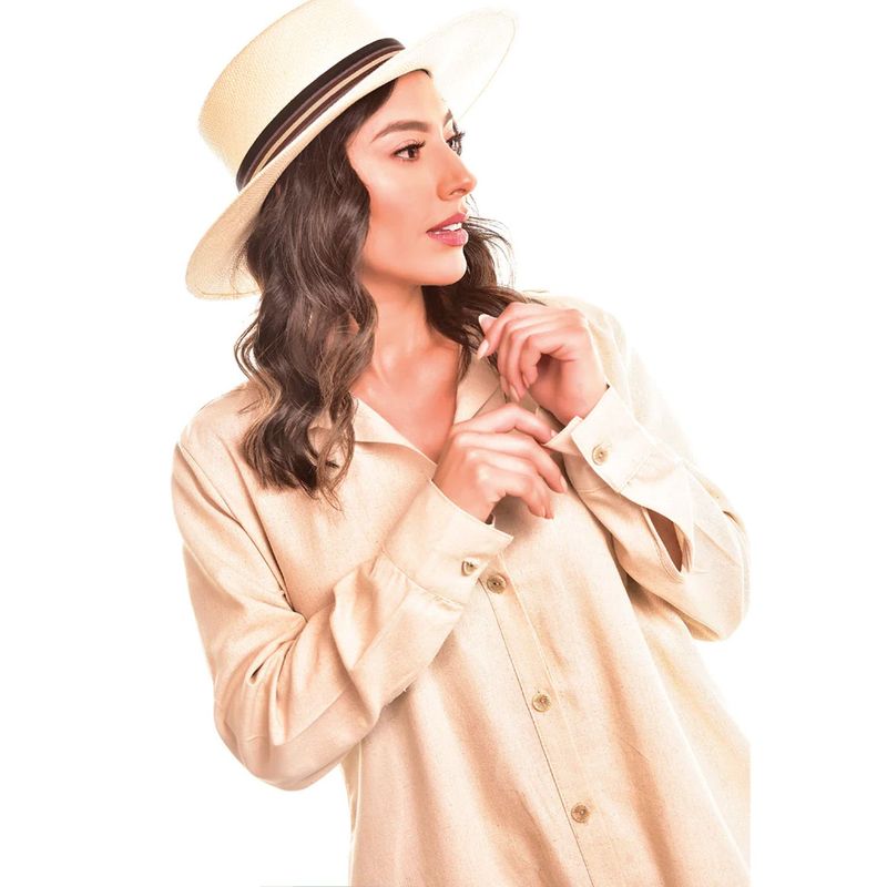 SELTIKA - Set Arena Camisa Manga Larga y Short - Elegancia y Comfort