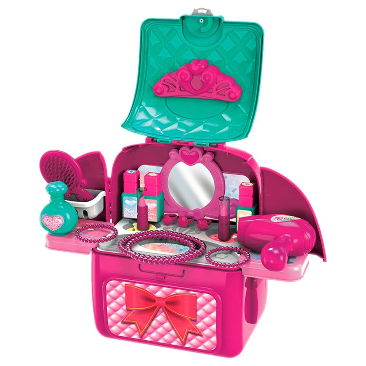 GENERICO - Set De Maquillaje De Juguete Niña Morral Con Accesorio Rosado Ref 008 963A