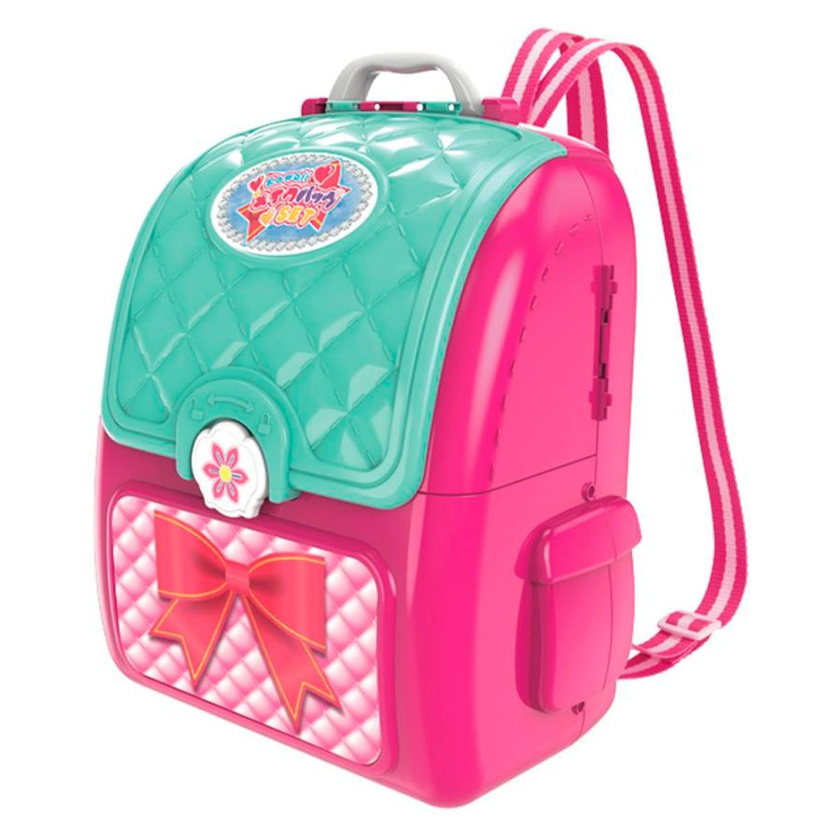 GENERICO - Set De Maquillaje De Juguete Niña Morral Con Accesorio Rosado Ref 008 963A