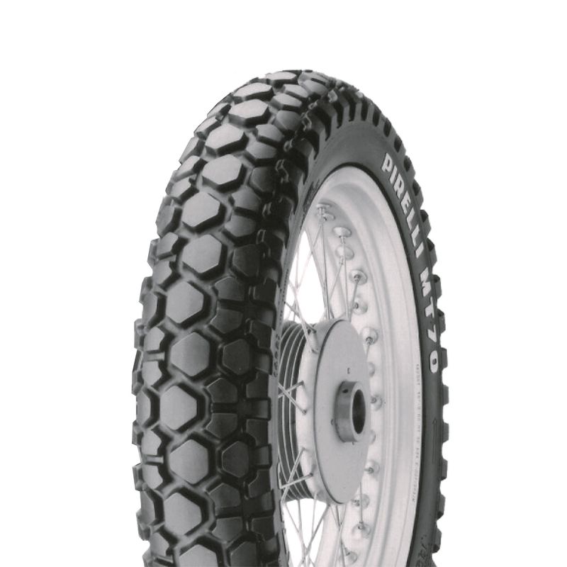 PIRELLI - Llanta Para Moto 80/90-21 Mt70 Tt 48r Pirelli