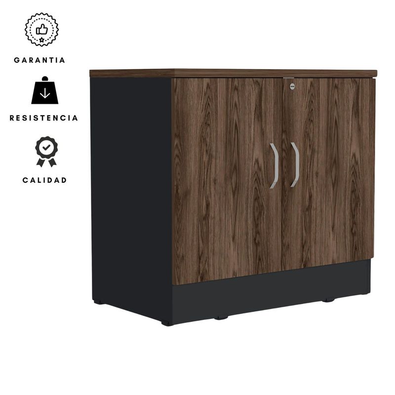 EKONOMODO COLOMBIA - Cajonera auxiliar 2 puertas fly coñac wengue