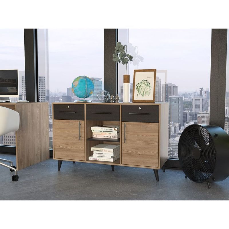 RTA MUEBLES - Archivador bilbao miel/wengue rta muebles amw 4326