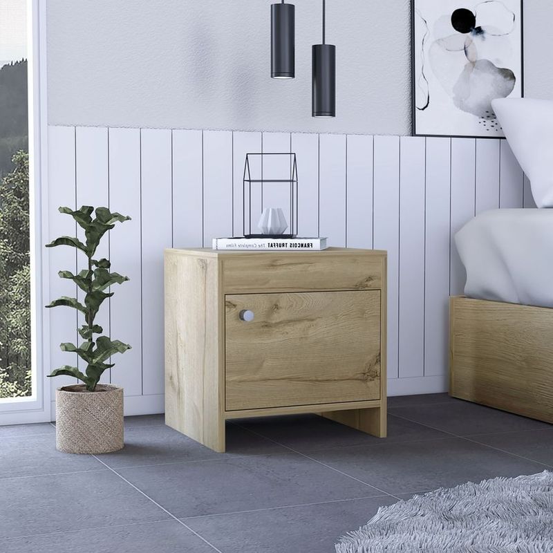 RTA MUEBLES - Mesa de noche colore duna 41,6x40x3 rta muebles mld 7631