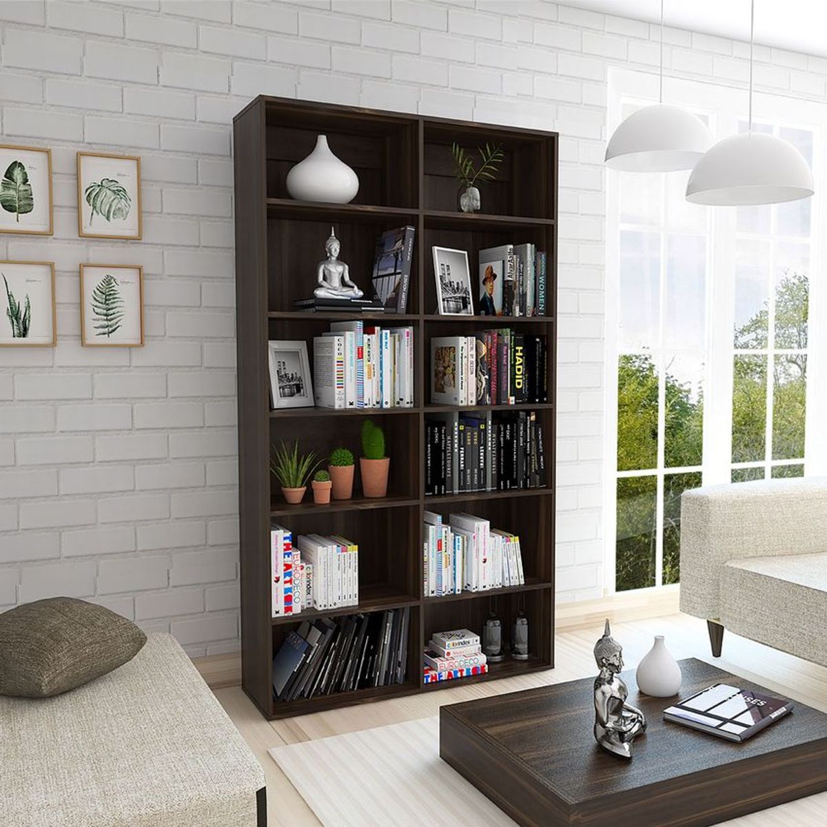 RTA MUEBLES - Biblioteca office 7 habanna rta muebles blh 3297