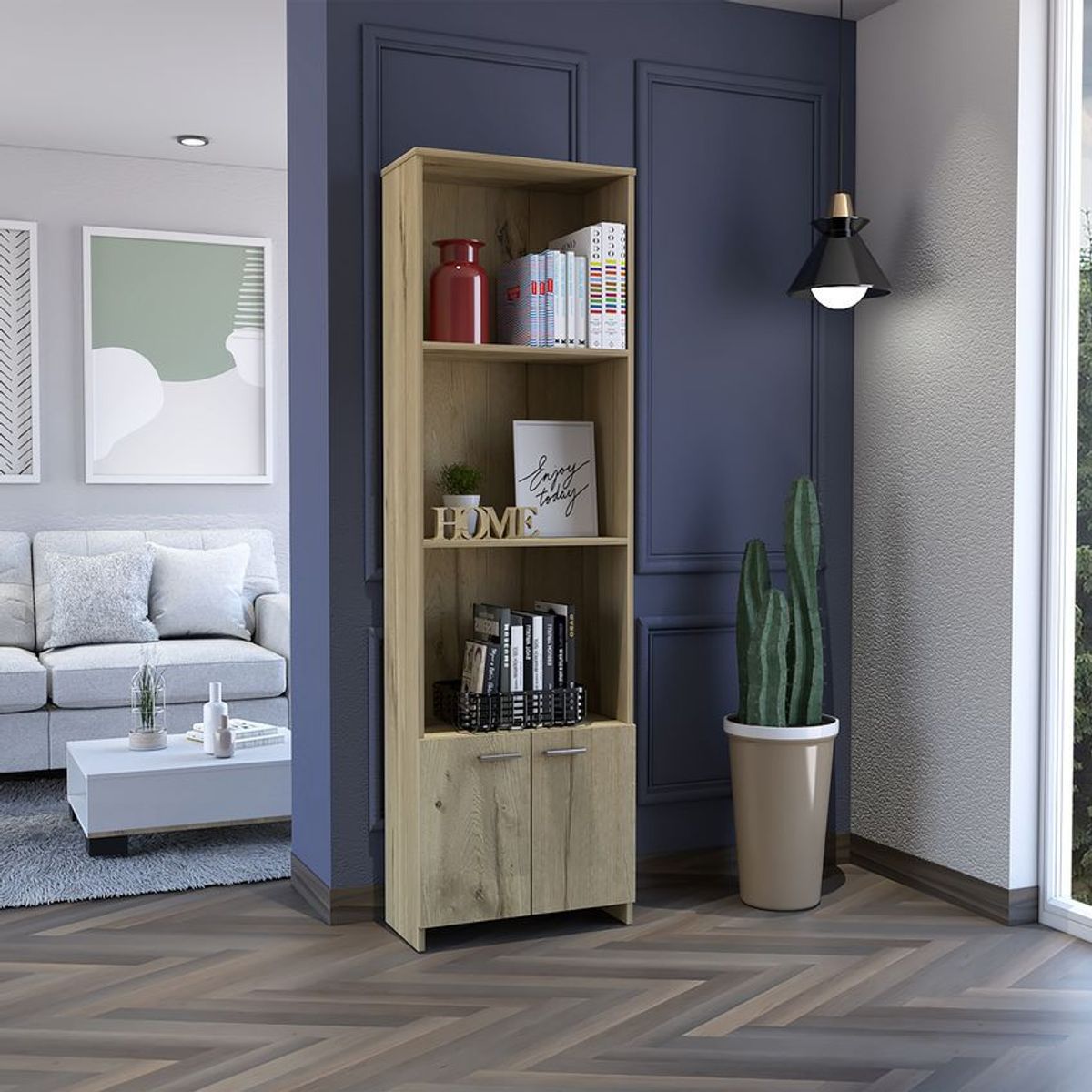 RTA MUEBLES - Biblioteca lisa easy duna rta muebles bld 7821