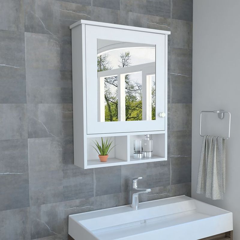 RTA MUEBLES - Gabinete de baño viña blanco rta muebles glb 3202