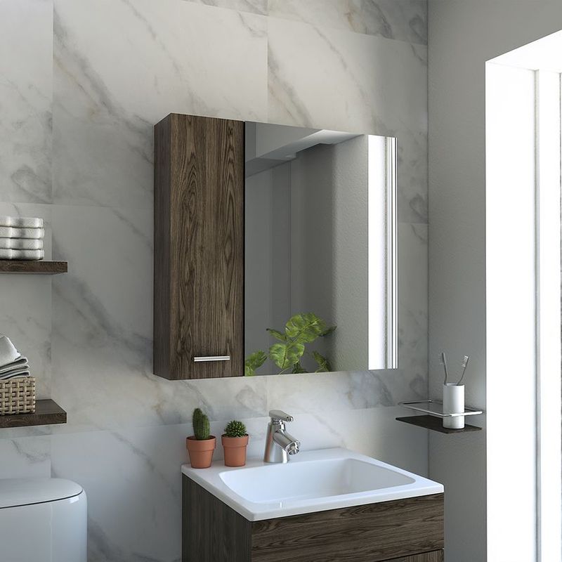 RTA MUEBLES - Gabinete de baño sines coñac 60x60x rta muebles glc 4594