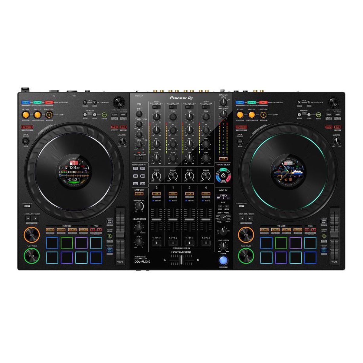 PIONEER - Controlador DJ PIONEER DJ DDJ-FLX10 - NEGRO