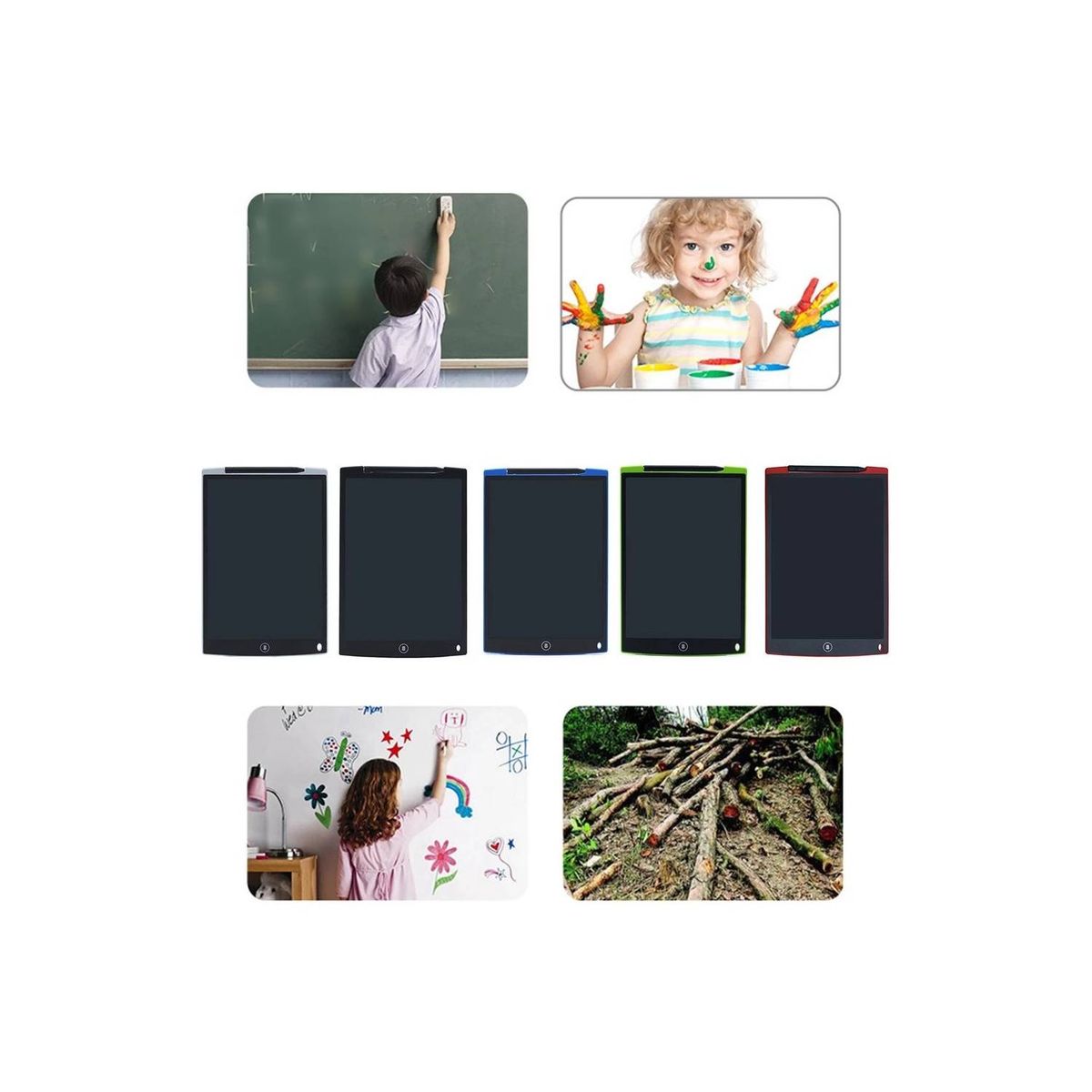 GENERICO - Tableta De Escritura Digital Lcd Para Niños Borrable 12 Inch