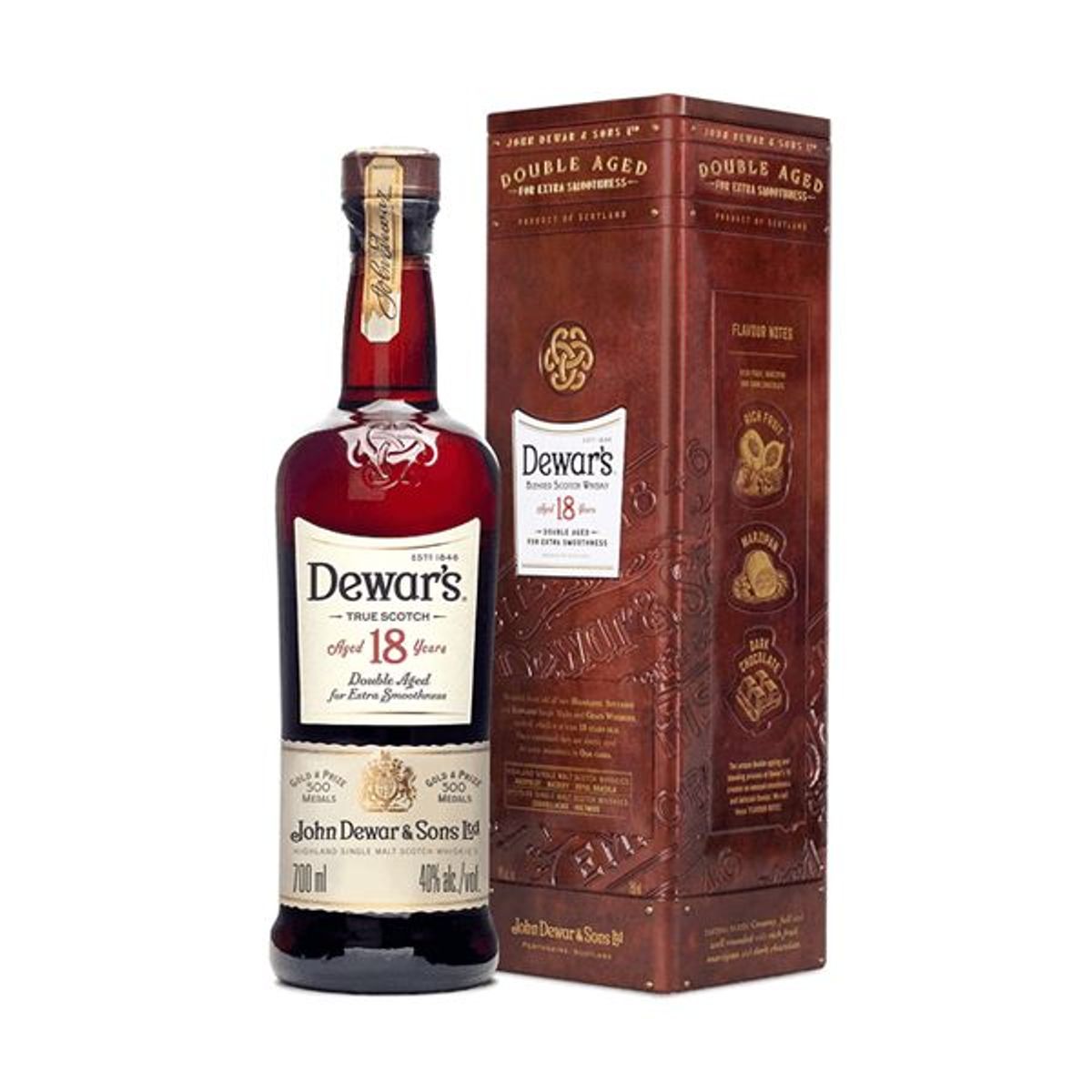 GENERICO - BLENDED SCOTH WHISKY  DEWARS´S 18 AÑOS 750 ML