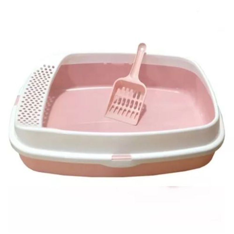 WOOD PETS - ARENERA BAÑO GRANDE CON PALA