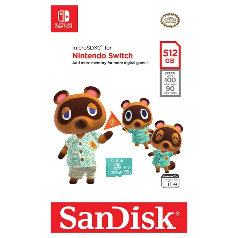 SANDISK - Memoria SanDisk Micro Sd Nintendo Switch 512gb Original Nueva