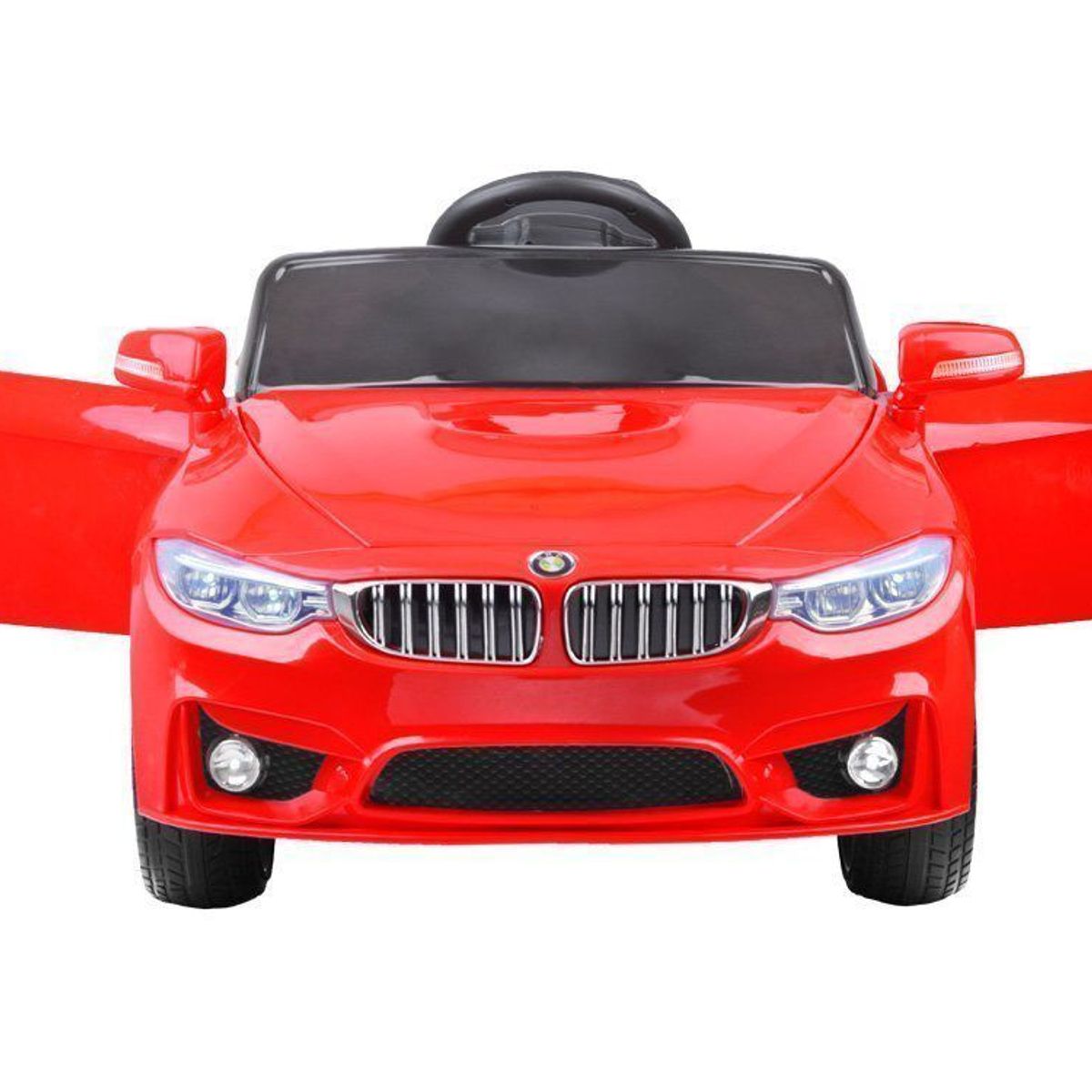 GENERICO - Carro Infantil Batería Eléctrico Niños Bebes Tipo BMW ROJO 8551