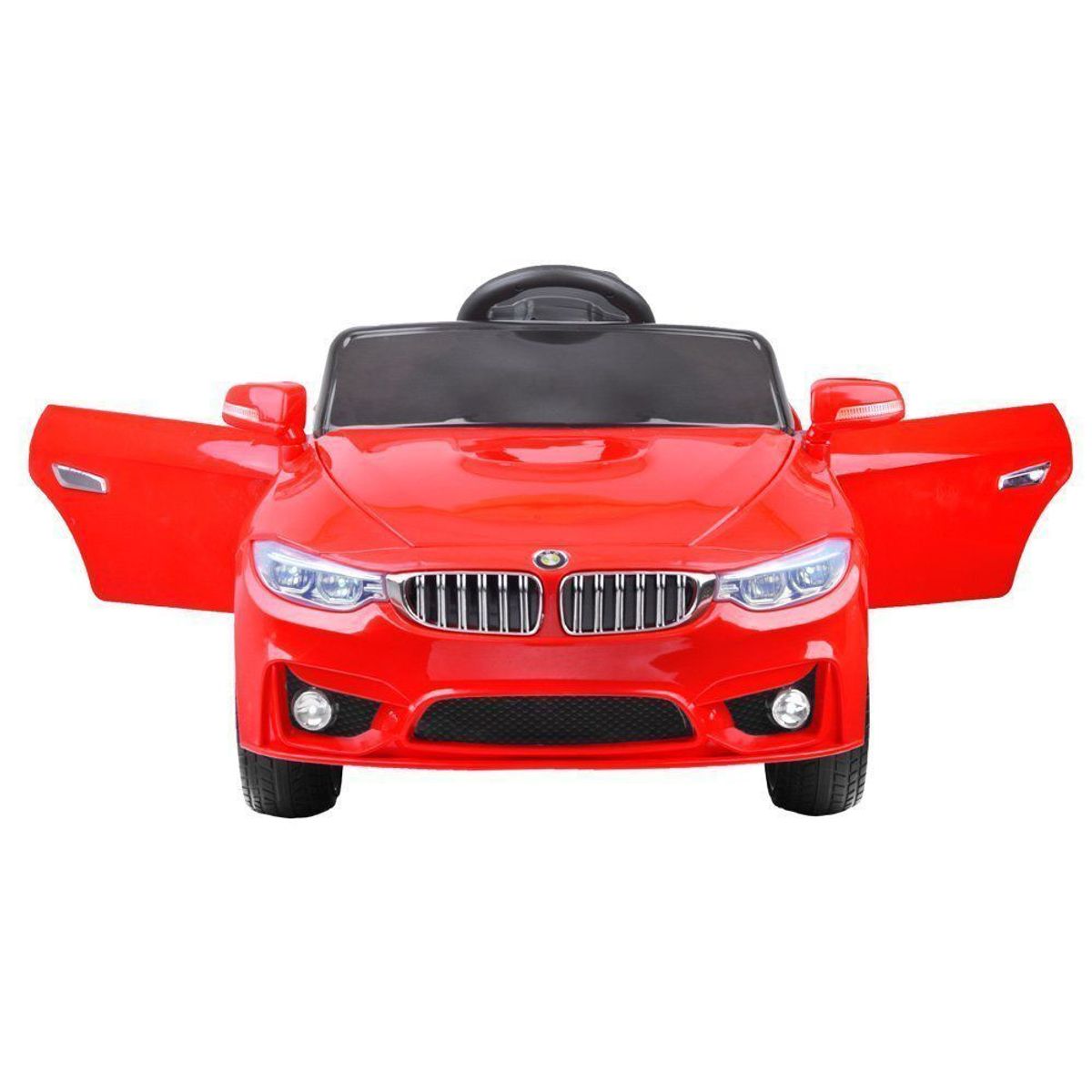 GENERICO - Carro Infantil Batería Eléctrico Niños Bebes Tipo BMW ROJO 8551