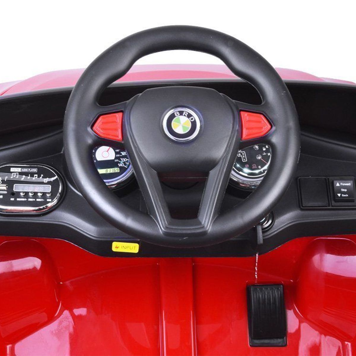 GENERICO - Carro Infantil Batería Eléctrico Niños Bebes Tipo BMW ROJO 8551