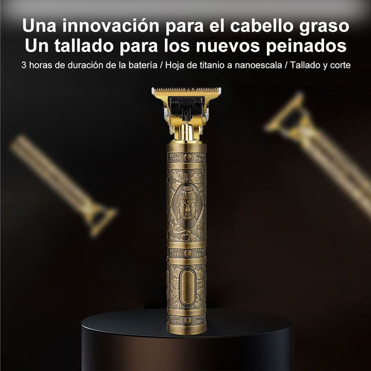 CARER SPARK - Máquina Cortadora de pelo electrónico y recargable sin ruido