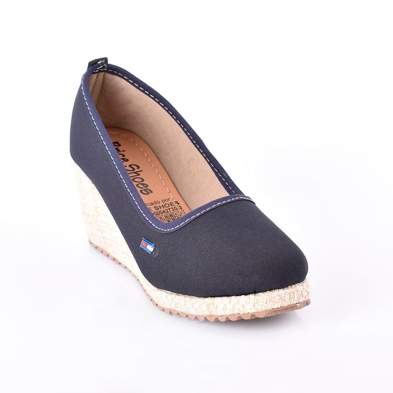 PRICE SHOES - Price Shoes Plataforma Para Dama 692A39AZUL