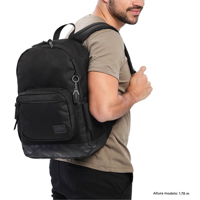 TOTTO - Morral unisex Tocax negro